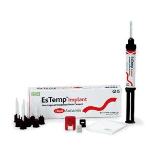 EsTemp Implant 1x 8g Ciment temporaire à base de résine sans eugénol pour les couronnes retenues par implants - Safe Implant