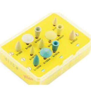 Kit 12 fraises pour polir la zircone et la vitrocéramique - Safe Implant
