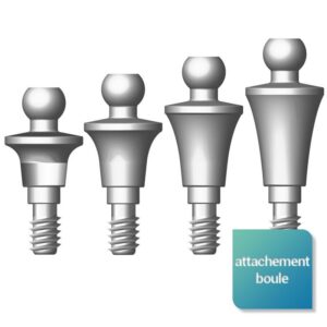 Attachement boule droit générique Six-three System™ (KONTACT) - Safe Implant