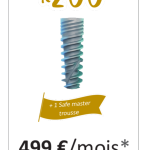 Offre mensuelle - 200 implants + Safe master kit - Safe Implant