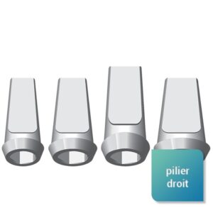 Piliers droits compatibles Branemark™ System Mk III Groovy™ - Safe Implant