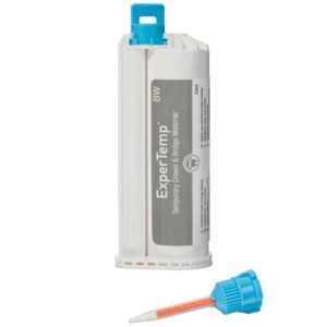 ExpertTemp composite provisoire Blanc kit 1 cartouche 5ml et 15 embouts mélangeurs - Safe Implant