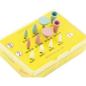 Kit 12 fraises RA polissage et finitions composites - Safe Implant