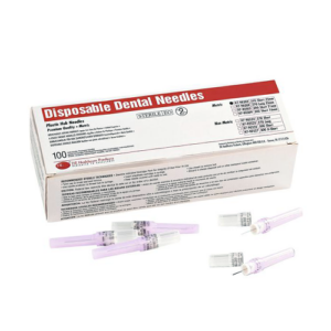 Boîte de 100 aiguilles anesthésie stériles (boîte de 100) - DEHP - Safe Implant