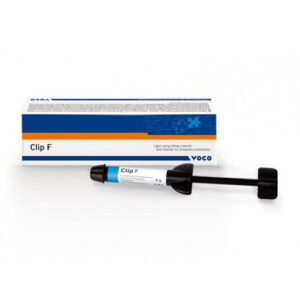 Clip F - Matériau d’obturation pour les restaurations temporaires 3 seringues(4g) by VOCO - Safe Implant