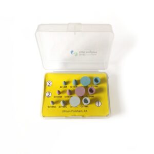 Kit 12 fraises de polissage porcelaine/dents naturelles - Safe Implant